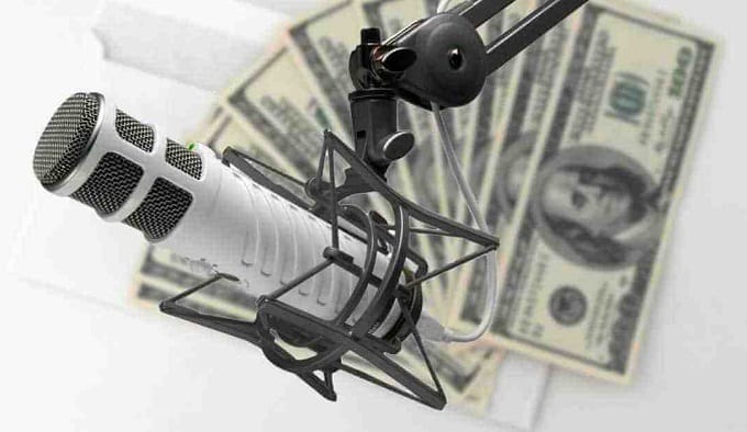 Money Under Microphone